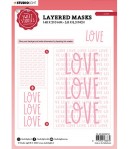 POCHOIR  LAYERED MASK -  LOVE SWEET STORIES N°161