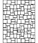 PLAQUE DE GAUFRAGE MUR DE BRIQUES