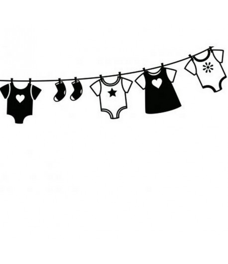 PLAQUE DE GAUFRAGE VETEMENTS BEBE