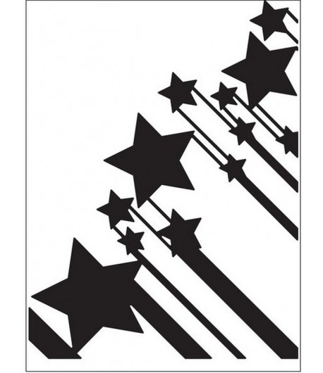 PLAQUE DE GAUFRAGE ETOILES