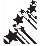 PLAQUE DE GAUFRAGE ETOILES