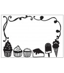 PLAQUE DE GAUFRAGE GOURMANDISES