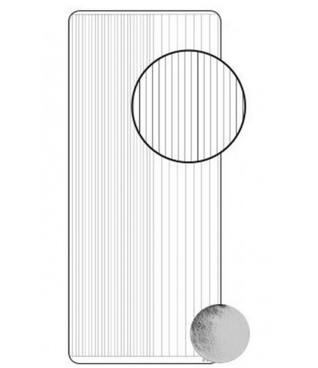 STICKERS BORDURES LIGNES ARGENT 0072S