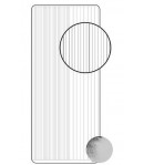 STICKERS BORDURES LIGNES ARGENT 0072S