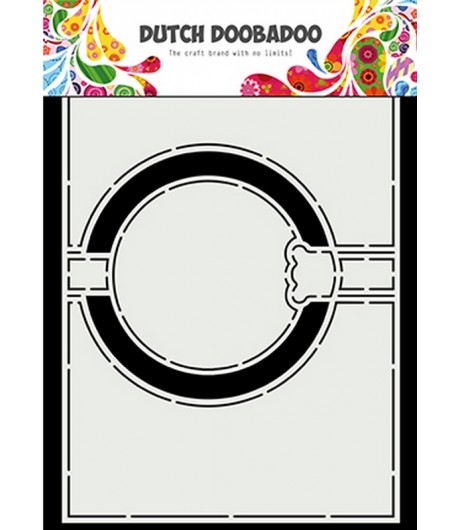 GABARIT CARD CHRISTMAS BALL - DUTCH DOOBADOO (146)