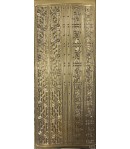 STICKERS LIGNES ET FLEURS OR 2519G