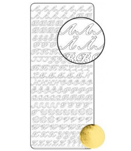 STICKERS ALPHABET OR 0293G