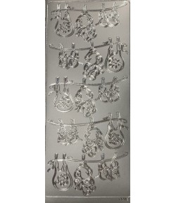 STICKERS BEBE ARGENT 0015S