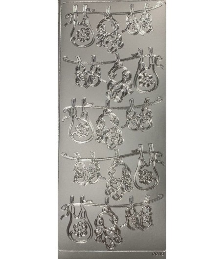 STICKERS BEBE ARGENT 0015S