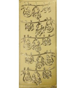 STICKERS BEBE OR 0015G