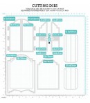 DIES ESSENTIALS 3D CLOSET CARD SHAPE - CD455