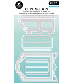 DIES ESSENTIALS 3D CLOSET CARD SHAPE - CD455