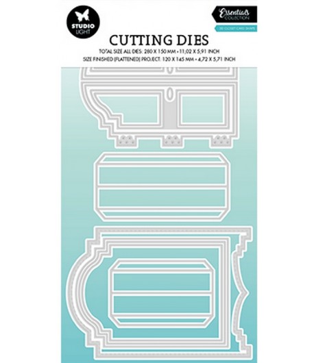 DIES ESSENTIALS 3D CLOSET CARD SHAPE - CD455