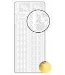 STICKERS BORDURES ET COINS NOEL OR 2382G