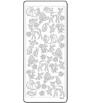 STICKERS ANIMAUX ARGENT 0085S