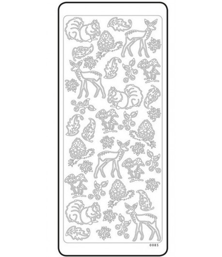 STICKERS ANIMAUX OR 0085G