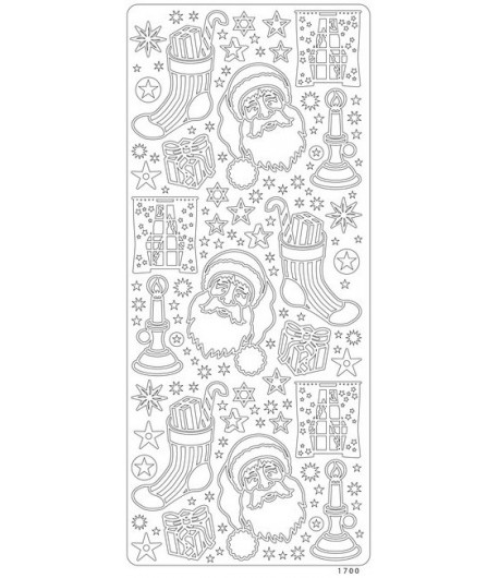 STICKERS NOEL OR 1700G