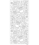 STICKERS NOEL OR 1700G