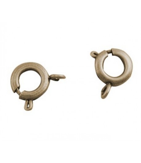 ANNEAUX LAITON BRONZE ANTIQUE 7MM X10