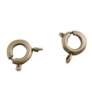 ANNEAUX LAITON BRONZE ANTIQUE 7MM X10