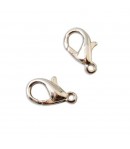 FERMOIRS A MOUSQUETON DORE 11MM X2