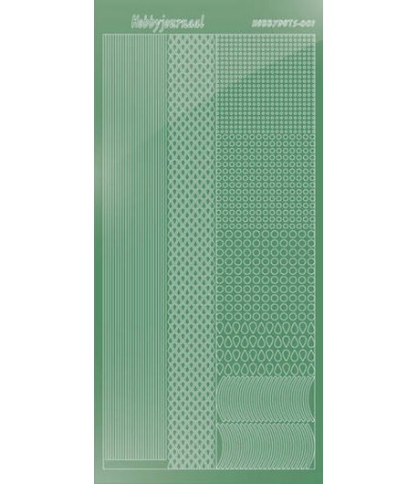 STICKERS MOTIFS VERT POMME STDM011