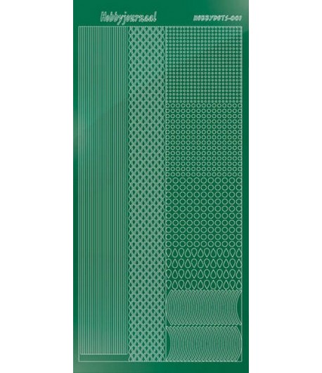 STICKERS MOTIFS VERT STDM012