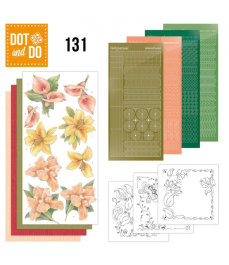 KIT 3D DOT AND DO YELLOW FLOWERS  - DODO131