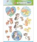 FEUILLE 3D PETITS ANIMAUX SB10337