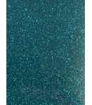 FEUILLE DE TRANSFERT GLITTER POUR TISSU - BLEU PAILLETE