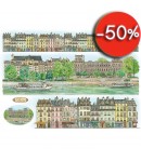 PAPIER DE RIZ BORD DE SEINE 33 X 48 CM DFS151