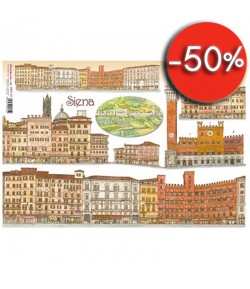 PAPIER DE RIZ SIENNE 33 X 48 CM