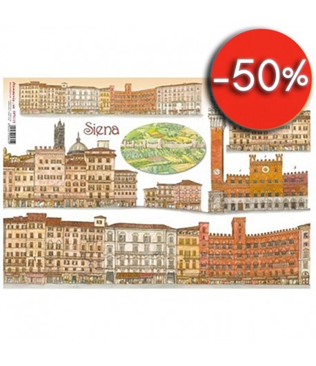 PAPIER DE RIZ SIENNE 33 X 48 CM