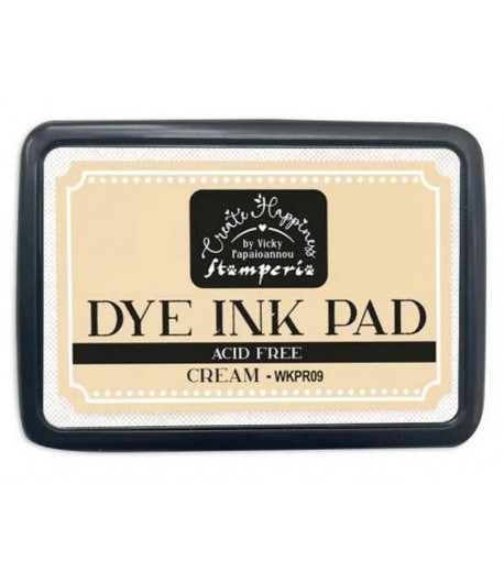 DYE INK PAD CREAM STAMPERIA WKPR09