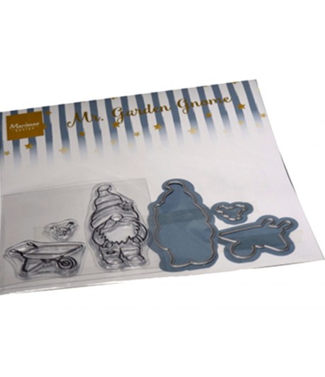 TAMPONS + DIES GNOME JARDIN - CS1125