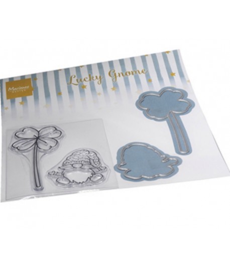 TAMPONS + DIES GNOME LUCKY - CS1127