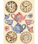 FORMES EN BOIS A5 WELCOME HOME CLOCKS - KLSP135 STAMPERIA