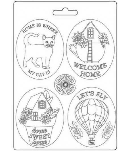 MOULE PVC FLEXIBLE WELCOME HOME PLATES - K3PTA5642