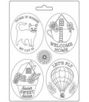 MOULE PVC FLEXIBLE WELCOME HOME PLATES - K3PTA5642