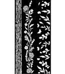 POCHOIR CHRISTMAS WELCOME HOME NATURA 12 X 25 CM - KSTDL77 STAMPERIA