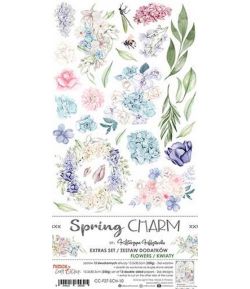 EXTRAS SET 15.5 X 30.5 CM FLOWERS - SPRING CHARM