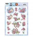 FEUILLE 3D VALENTINE - CD11943