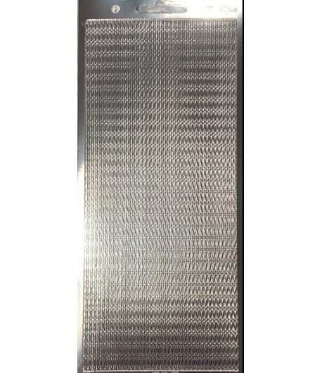 STICKERS BORDURES MIROIR ARGENT 58Z