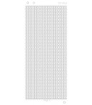 STICKERS BORDURES MIROIR ARGENT 58Z