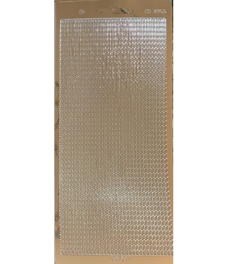 STICKERS BORDURES MIROIR OR 56Z