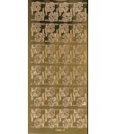 STICKERS COINS MIROIR OR 67G