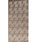 STICKERS COINS MIROIR ARGENT 67Z