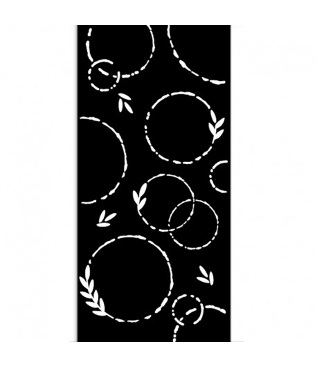 POCHOIR WELCOME HOME GUIRLANDES 12 X 25 CM - KSTDL76 STAMPERIA