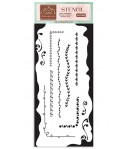 POCHOIR WELCOME HOME BORDURES 12 X 25 CM - KSTDL79 STAMPERIA