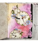 POCHOIR WELCOME HOME GUIRLANDES 12 X 25 CM - KSTDL76 STAMPERIA